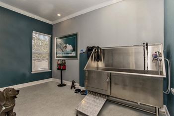 Indoor Pet Cleaning Area at Stone Cliff Apartments